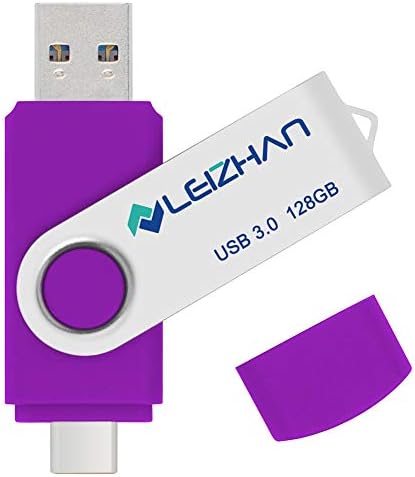 Leizhan 3.0 USB Flash Drive 256 GB, тип Ц Фото стап за Android Телефон Huawei P30 P20, Samsung Galaxy S10, S9, Note 9, S8, S8