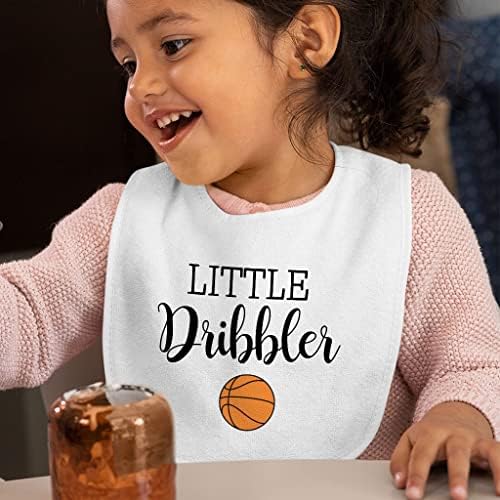 Малку дриблер за бебиња - Бибс за хранење на бебешкиот кошарка - Спорт Бибс за јадење