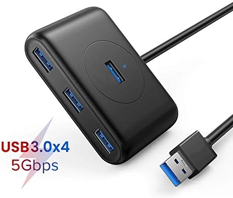 WPYYI USB Центар 4 - ПОРТ USB 3.0 СО Голема Брзина USB Сплитер ЗА ХАРД Дискови USB Флеш Диск Глувчето Тастатура Прошири АДАПТЕР