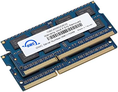 OWC 8 GB ram pc8500 DDR3 1066MHz sodimm 204-Пински Комплет За Надградба На Меморијата,, Компатибилен Со Macbook Pro, MacBook,