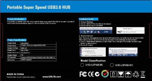 VIEWHD USB 3.0 Hub | VHD-U3P4M