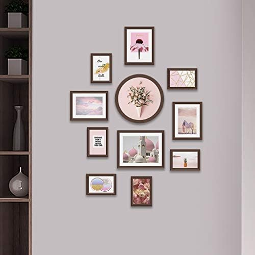 11 парчиња колаж со рамки за фотографии, рамка за колаж на wallидови и семејни, собојна плоча за украсување на wallидна плоча