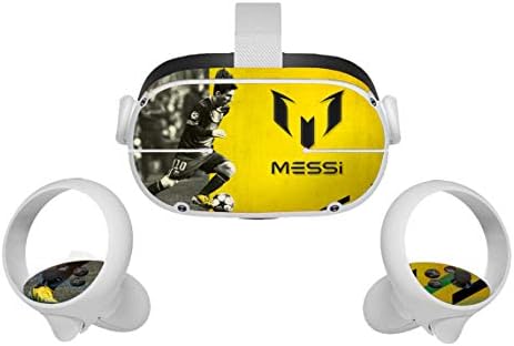 Амала Наиду Познат фудбал FC Oculus Quest 2 VR слушалки и контролор на кожата, винилна декларална кожа за VR слушалки и контролори,