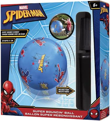 Хедстром 20 инчен супер скокачки топка со пумпа, Марвел Спајдермен