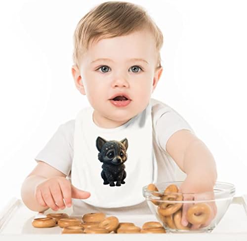 Животински уметност бебешки биб - шарени биб за хранење бебе - слатки биб за јадење