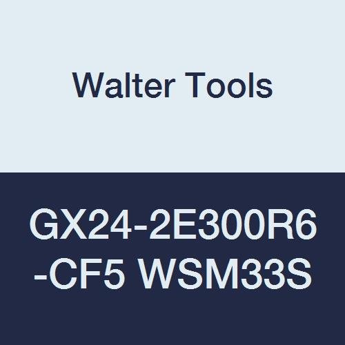 Волтер Алатки GX24-2E300R6-CF5 WSM33S Карбид Тигар-Тец Жлеб Индексирање Вртење Вметнете, 0.008 Агол Радиус