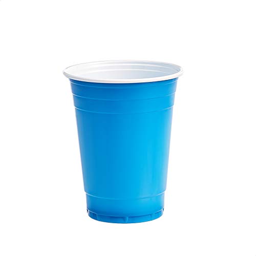 Амазонкомерцијални Пластични Чаши, 16оз, Портокалова, Светло Сина, Виолетова, Вар Зелена, Пакување од 120