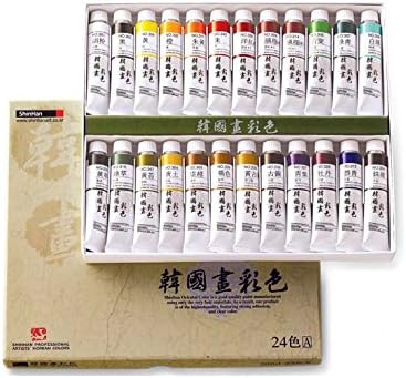 Шинхан професионална корејска боја 20мл цевка 24 бои постави a