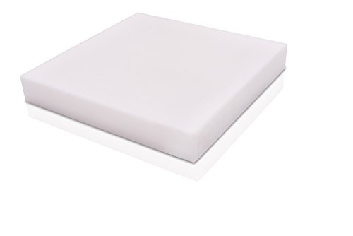 Пластичен лист со ацетал кополимер 2.25 x 11 x 12 - бела боја