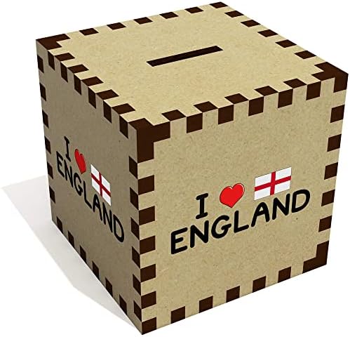 Азида „Ја сакам Англија“ кутија/свинче банка
