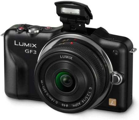 Panasonic Lumix Dmc-GF3CK Комплет 12.1 Пратеник Дигитална Камера со 14mm Палачинка Објектив