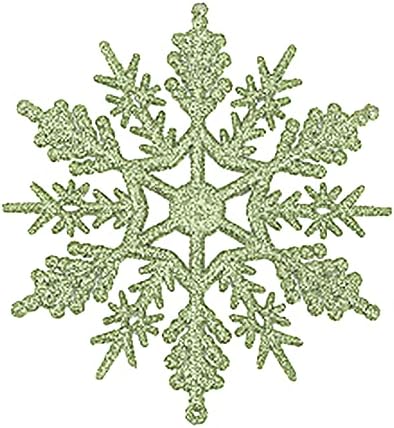 8V2ny8 24pc Снегулка Божиќ Декорација Новогодишна Елка Украси Место Програма Приврзок(7 5Cm)