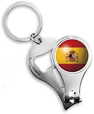 Шпанија Национално Знаме Фудбал Фудбал Ноктите Нипер Прстен Клуч Синџир Шише Машинка Клипер