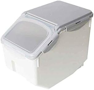 Pdgjg Ориз Кутија За Складирање Запечатени Влага-Доказ Голем Капацитет Жито Брашно Контејнер Кујна Ориз Кутија Флип Покритие