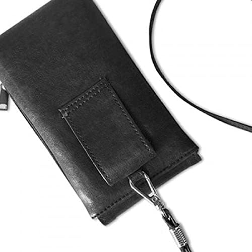 Кинески цитат за маркетинг SS телефонски паричник чанта што виси мобилна торбичка црн џеб
