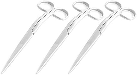 ODONTomed2011® 3 парчиња Универзална криви свиткана рачка ножици 6 Везници за вез остри/остар ODM