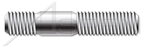 M14-2.0 x 60мм, DIN 938, метрички, столпчиња, двојно завршување, завршен крај 1,0 x дијаметар, не'рѓосувачки челик A2