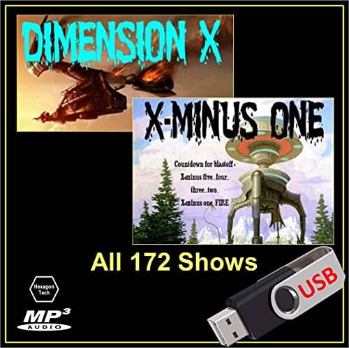 X Минус Еден И Димензија X: Сите Преживеани 172 Стари Временски Радио Епизоди ВО MP3 [USB Палецот Диск]