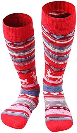 Гаоруи Млади Деца Ски Чорапи Деца Скијање Чорапи Сноуборд Чорапи Средно Теле Чорапи За Зима На Отворено