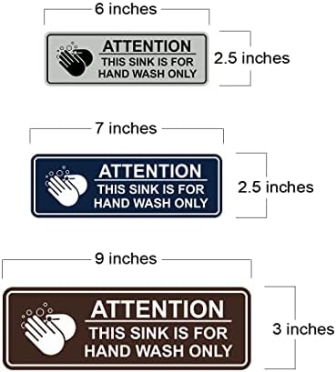 Стандардно внимание: Овој мијалник е знак само за миење на рацете - мал