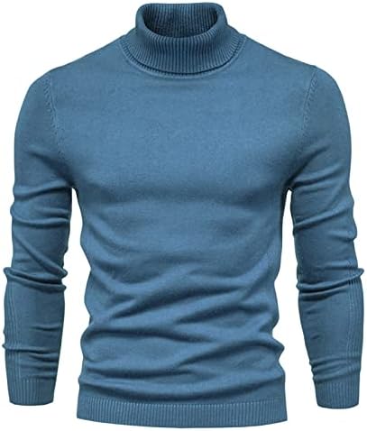 Џемпери есен и зима задебелен топол џемпер средно јака машка мулти-боона џемпер мажи преголеми