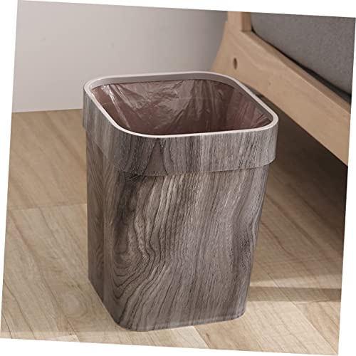 Holibanna Retro Trash Can Can Outdoor Litter кутија ткаени корпи за складирање декоративно складирање корпа за складирање метална