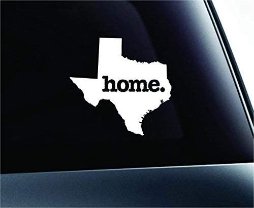 Дома Тексас Стејм симбол Декал Смешен прозорец за налепници на автомобили, налепница за декорации Винил автомобил дома камион