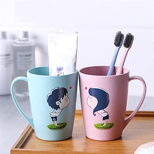 Mmllzel Cup Chup Cup Set Home Chrush Chrus Models Cute пар чаши за миење на устата