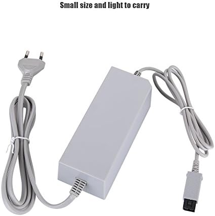 Полнач за конзола Mrisata Wii, адаптер за напојување со ac wallид, кабел за напојување за Nintendo Wii, полнач за Wii конзола,