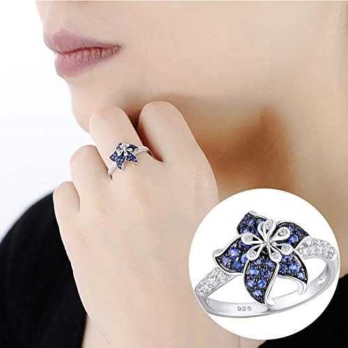 2023 Нов ринг накит Прекрасен накит со големина на цвет со венчавки жени прстен 610 убави прстени прстени со големина 7 жени