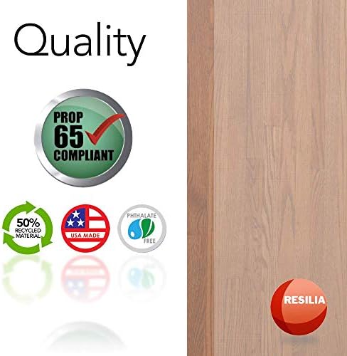 Elia Premium Floor Protector For Fordwood Corrs-Лесно за чистење, тешка пластична винил, чист американски модерни, 27 инчи x