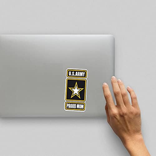 Сет од 2 налепници на американската армија силна горда декларација воени воени држави за автомобилски камиони прозорец лаптоп