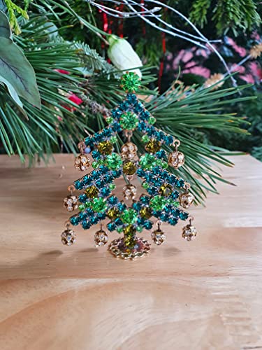 Блескава елка, луксузна Божиќна маса украс украс украс