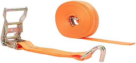 Ratchet Tie Strap 38mm x 8m Полиестерска лента за каиш за транспорт мобилен портокал безбеден и безбеден