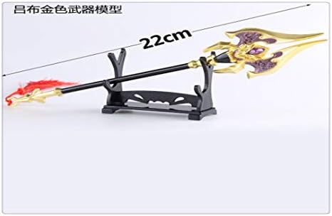 Додатоци на yshenghu аниме козмејски костумски приврзоци за приврзоци 22 см метални ѓердан модел на клучеви за клучеви yShenghu-1035