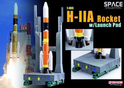 Змеј модели 1/400 H-IIA Ракета со подлога за лансирање