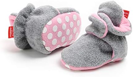 HSDSBEBE ISBASIC новороденче за новороденчиња девојчиња девојки топли пријатни памучни памучни зимски чизми дете што не се лизгаат