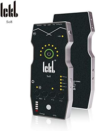 ICKB SO8 5 -та мобилна снимање на звук во живо со звук во живо, мултифункционална стерео преносна дигитален звук картичка Bluetooth