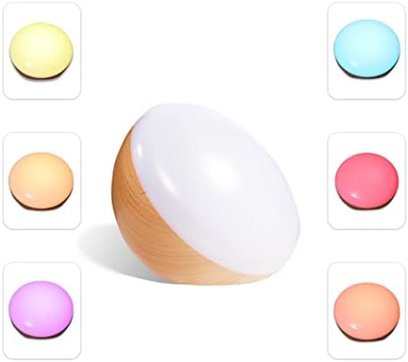 Tlaotniy Night Light Sensor Sensor Sensor, мека ламба за маса во кревет, затемнета топла бела светлина и 13 Промена на боја