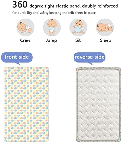 Пастелни тематски опремени мини чаршафи, преносни мини креветчиња за кревет