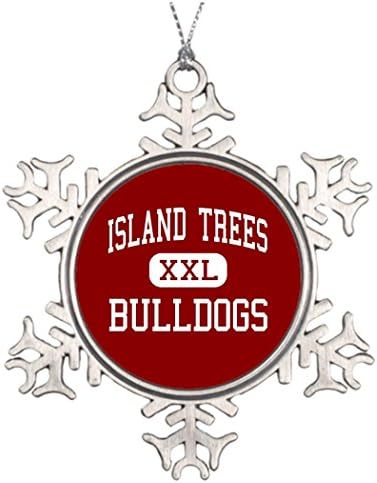 Идеи за украсување на островските дрвја на новогодишните дрвја - Булдоги - Високи - Левитаун надвор од снегулките украси