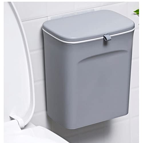 Allmro Мал ѓубре конзерва за отпадоци монтирана во кујна со капаче за отпадоци од домаќинството, лизгачки капак тоалет за тоалети