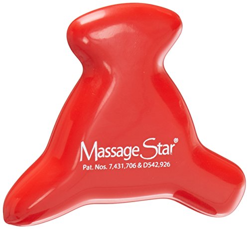 Acuforce W51087 Massageвезда за масажа со 3 апликации, црвена, мала