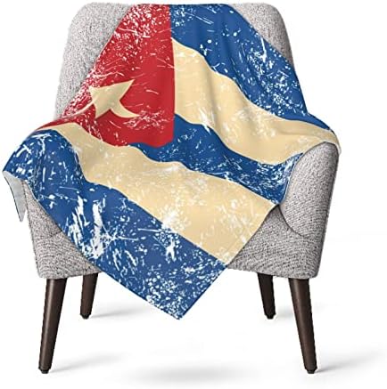 Cuba Flag Swaddle Claints Супер меко бебе ќебе бебе, бебе, двојно ќебе 30 x40