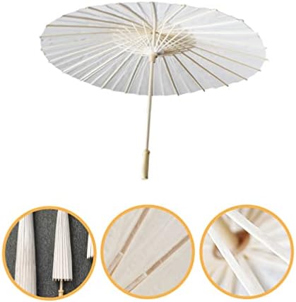 Чадор за чадори за чадори од чадори со чадори од бела хартија Мал кинески јапонски чадор DIY сликарство танцување фотографии