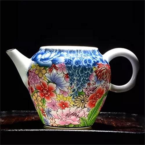 Густ керамички чајник рачно насликан кунг фу емајл порцелан единечен тенџере домаќинство