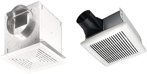 Вентилатор за вентилација со висок капацитет на Брон-Нутон L200, 210 CFM 120V 1,7-SONES, White & AE110 Пронајдоци Flex Energy