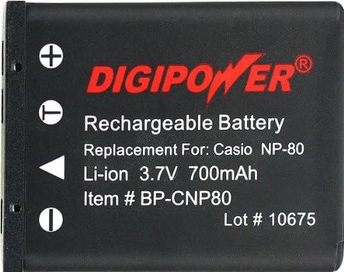 Digipower Bp-CNP80 Замена Ли-Јонска Батерија За Casio NP-80