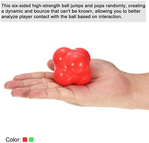 Патикил реакција топки за агилност тренер силиконски отскокнување топки за бејзбол тренинг за реакција на координација на рачно