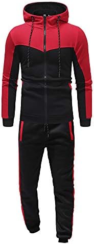 Зимски костум есенски пакувања поставува врвни панталони за џемпери спортски машки тренерки машка блуза машка худи црвена црвена